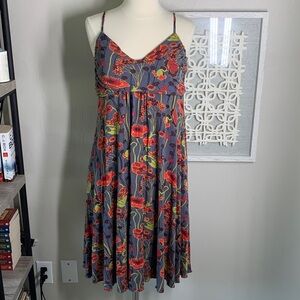 Anne Pinkerton floral print dress size large